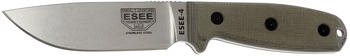 ESEE Knives Model 4 Stainless 440C 4P-MB-SS