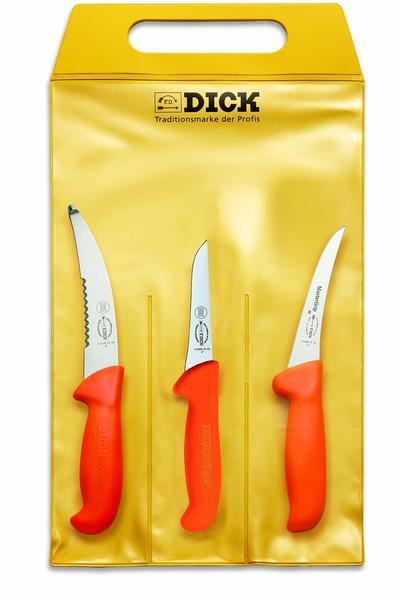 Dick 3-teiliges Outdoormesser-Set ErgoGrip