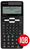 Sharp EL-W550TG Wissenschaftlicher Taschenrechner schwarz/grau (SH-ELW550TG)