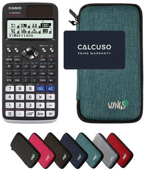 Casio FX-991DE X ClassWiz mit Schutztasche türkis