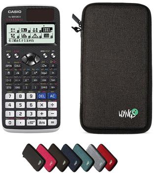 Casio FX-991DE X ClassWiz mit Schutztasche dunkelgrau