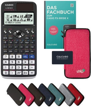 Casio FX-991DE X ClassWiz mit Schutztasche und Fachbuch