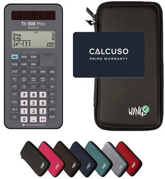 Texas Instruments TI-30X Prio MathPrint + Schutztasche schwarz
