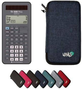 Texas Instruments TI-30X Prio MathPrint + Schutztasche blau