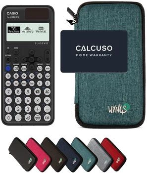 Casio ClassWiz FX-810DE CW mit Schutztasche t&uuml;rkis