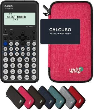 Casio FX-82 DE ClassWiz mit Schutztasche pink