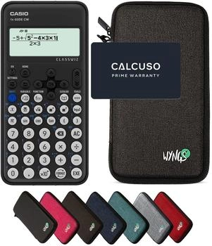 Casio FX-82 DE ClassWiz mit Schutztasche dunkelgrau