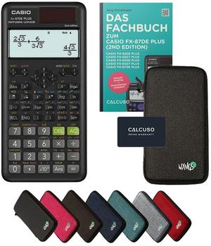 Casio FX-87DE Plus 2nd edition mit Schutztasche dunkelgrau
