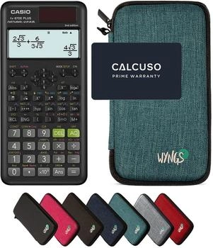 Casio FX-87DE Plus 2nd edition mit Schutztasche türkis
