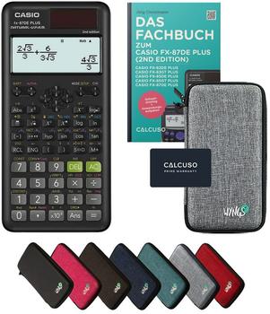 Casio FX-87DE Plus 2nd edition mit Schutztasche hellgrau