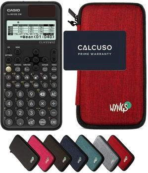 Casio FX-991DE CW mit Schutztasche rot