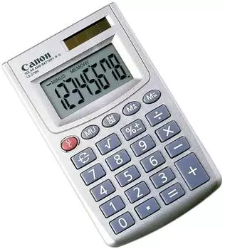 Canon LS-270L Taschenrechner Silber Solar-/Batteriebetrieben 8-stellig (6649C001)