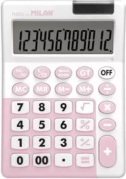 MILAN 12-digit Calculator Serie Edition + (151812IBGPBL) Pink
