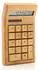 Bolwins Q87C Solarbetriebener Taschenrechner Bambus 12-stelliges LCD-Display (Q87)