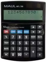 Maul 7269190, Maul Tischrechner MTL 700, 12 Stellen, 2 Zeilen, schwarz