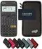 Casio fx-82DE X ClassWiz wissenschaftlicher Taschenrechner mit Schutztasche, schwarz (fx-82DE X)