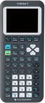 Texas Instruments TI-84 Evo-T Grafischer Taschenrechner, Python, USB-C (84EVOT/FC/7E2)