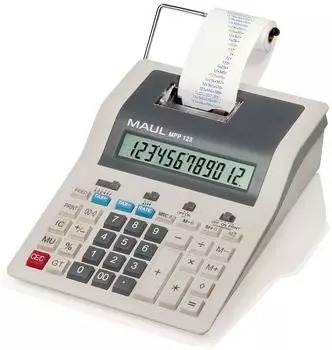 MAUL MPP 123 Druckender Tischrechner 12-stellig, grau (7272584)