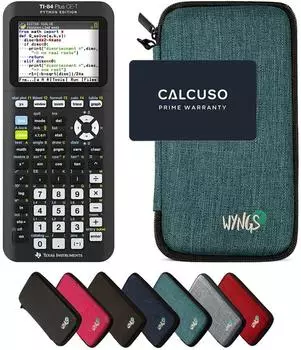 Texas Instruments TI-84 Plus CE-T Python Edition Grafikrechner mit Schutztasche, türkis