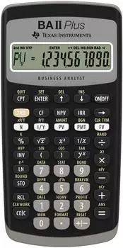 Texas Instruments BA II Plus Taschenrechner, Finanzrechner (BA II PLUS)