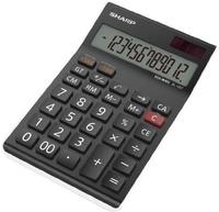 Sharp EL-125T Tischrechner Schwarz Display (Stellen): 12 solarbetrieben,