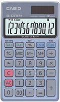CASIO SL-320TER+ Taschenrechner stahlblau