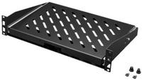 Rittal Ger&auml;teboden ausziehbar DK 5501635, 250 N, 430x300mm, Stahlblech, Schwarz