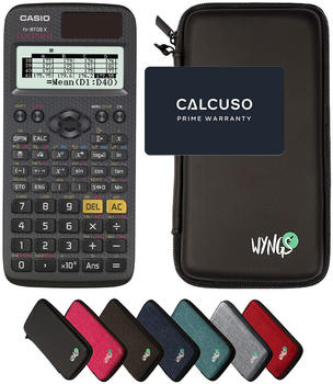 Casio FX-87DE X mit Schutztasche black