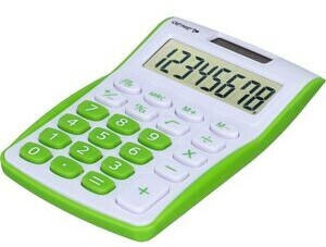 Genie Taschenrechner 120 8-stellige LCD-Anzeige G, grün