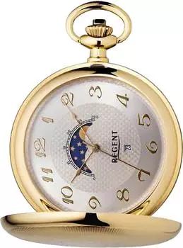 Régent Herren Taschenuhr analog, Gehäuse gold (URP731)