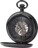 Regent Taschenuhr Herrenuhr, Handaufzug, Kette, offene Unruh
