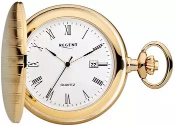 R&eacute;gent Taschenuhr Analog Geh&auml;use gold (URP738)