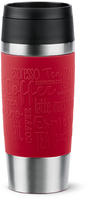 Emsa N2020400, Emsa TRAVEL MUG Classic Thermobecher (dunkelrot/edelstahl, 0,36 Liter)