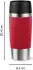 Emsa Travel Mug Classic Komfort-Schraubverschluss 0,36l dunkelrot