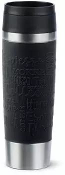 Emsa Travel Mug Classic Komfort-Schraubverschluss 0,5l Schwarz