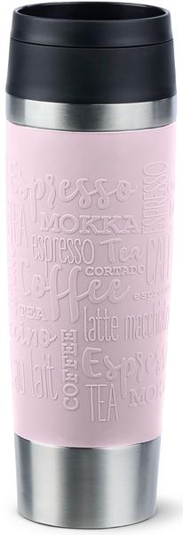 Emsa Travel Mug Classic Komfort-Schraubverschluss 0,5l Pastell-Pink