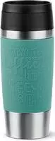 Emsa N2021000, Emsa TRAVEL MUG Classic Thermobecher (petrol/edelstahl, 0,36...