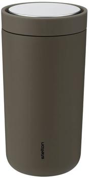 Stelton To Go Click Stahl 685 Thermobecher - soft bark - 400 ml