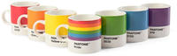 Pantone Porzellan Espressotasse - 6er Set - pride Regenbogenfarben - 120 ml - Ø 6,1 x 6,2 cm