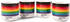 Pantone Cortado Porzellan-Thermobecher - 4er Set - pride-Regenbogenfarben - 8er Set à 190 ml - 7,9x7,9x8 cm