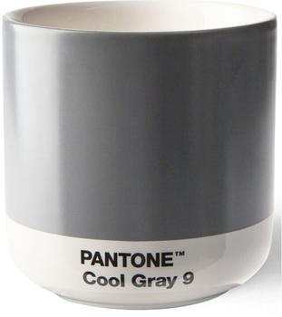 Pantone Cortado Porzellan-Thermobecher - cool gray 9 - 190 ml - 7,9x7,9x8 cm