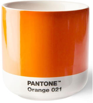 Pantone Cortado Porzellan-Thermobecher - orange 021 - 190 ml - 7,9x7,9x8 cm