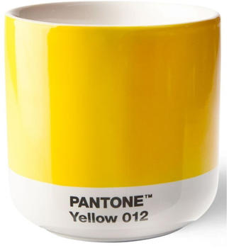 Pantone Cortado Porzellan-Thermobecher - yellow 012 - 190 ml - 7,9x7,9x8 cm