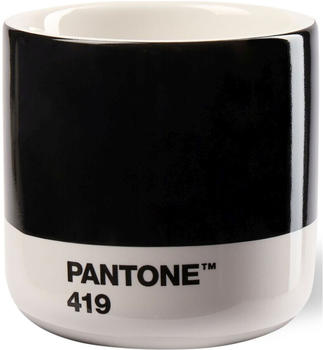 Pantone Porzellan Macchiato Becher - black 419 - 100 ml - 6,2 x 6,2 x 6,3 cm