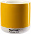 Pantone Latte Macchiato Porzellan-Thermobecher - yellow 012 - 220 ml - 8,7x8,7x9 cm