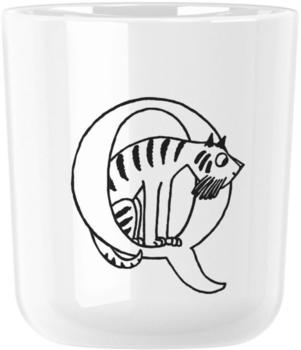 Stelton Moomin ABC Kinderbecher - Q - white - 200 ml - 8,3x7,4x7,4 cm