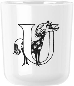 Stelton Moomin ABC Kinderbecher - U - white - 200 ml - 8,3x7,4x7,4 cm