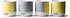 Pantone Cortado Porzellan-Thermobecher - 4er Set - coy 2021 - illuminating 13-0647 & ultimate gray 17-5104 - 6er Set à 190 ml - 7,9x7,9x8 cm
