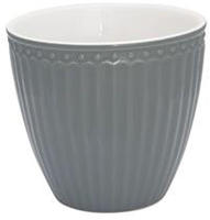GreenGate Kleine Latte Tasse Alice, stone grey
