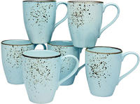 CreaTable Becher "Kaffeebecher NATURE COLLECTION" Tassen Set, 6-teilig